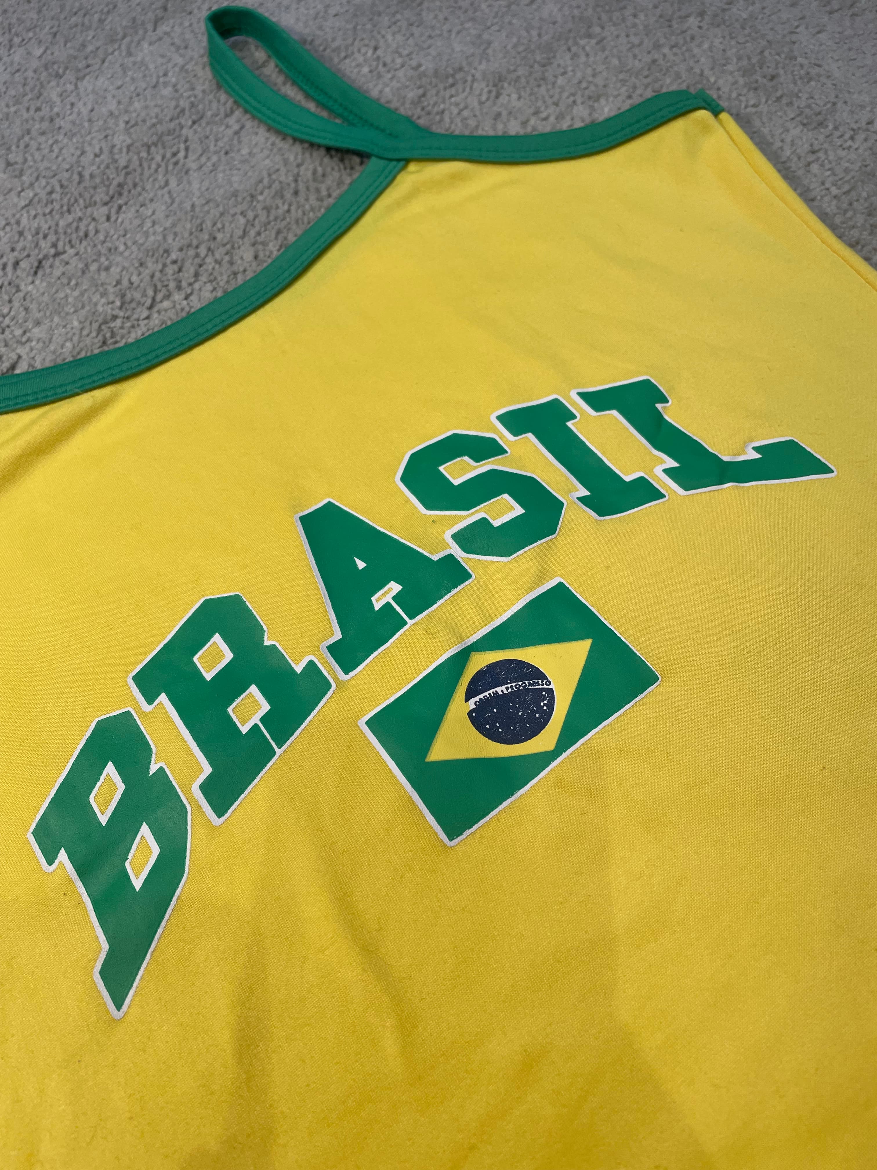 Brazil Yellow Tank Top