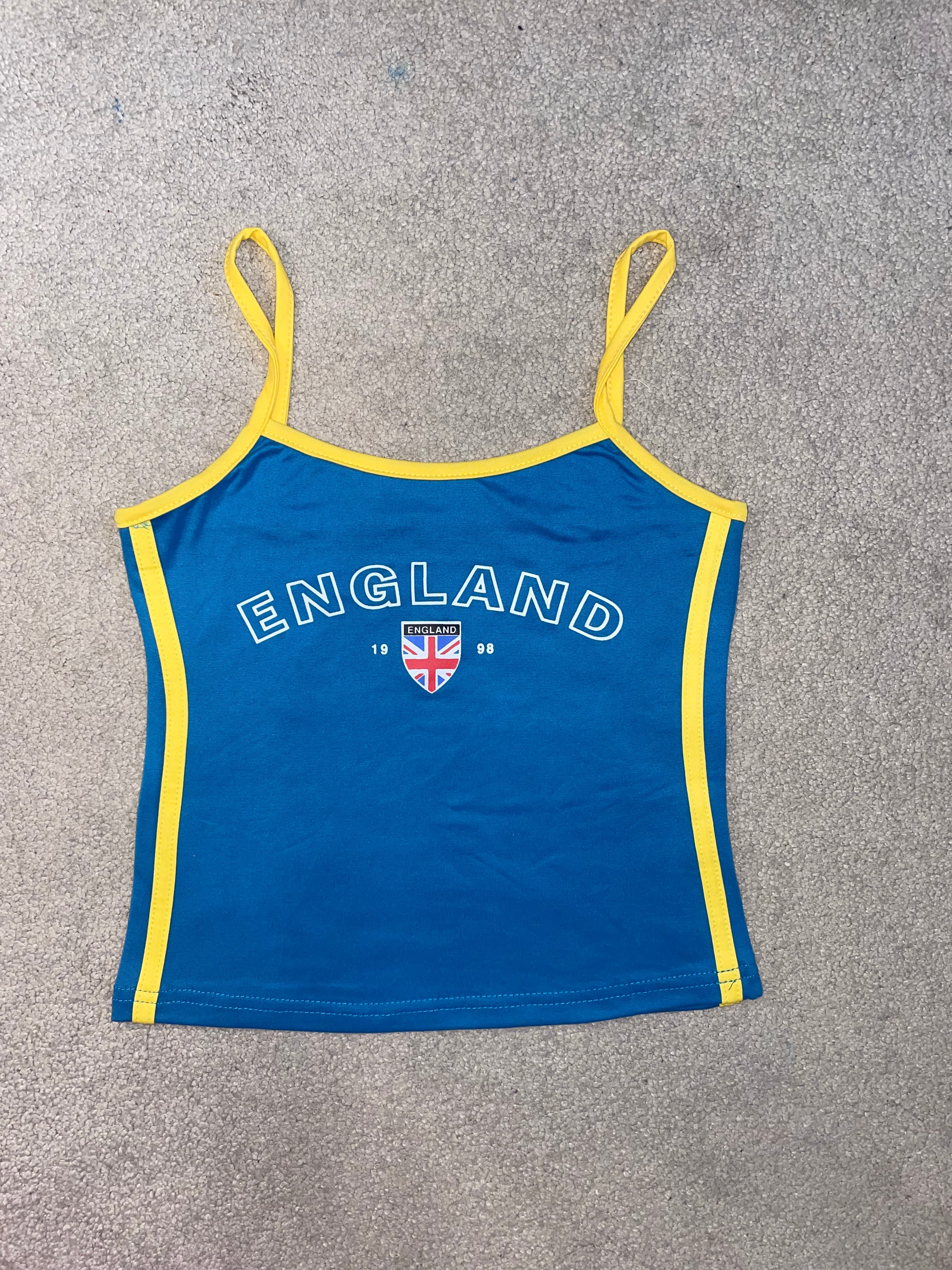 England Tank Top Blue