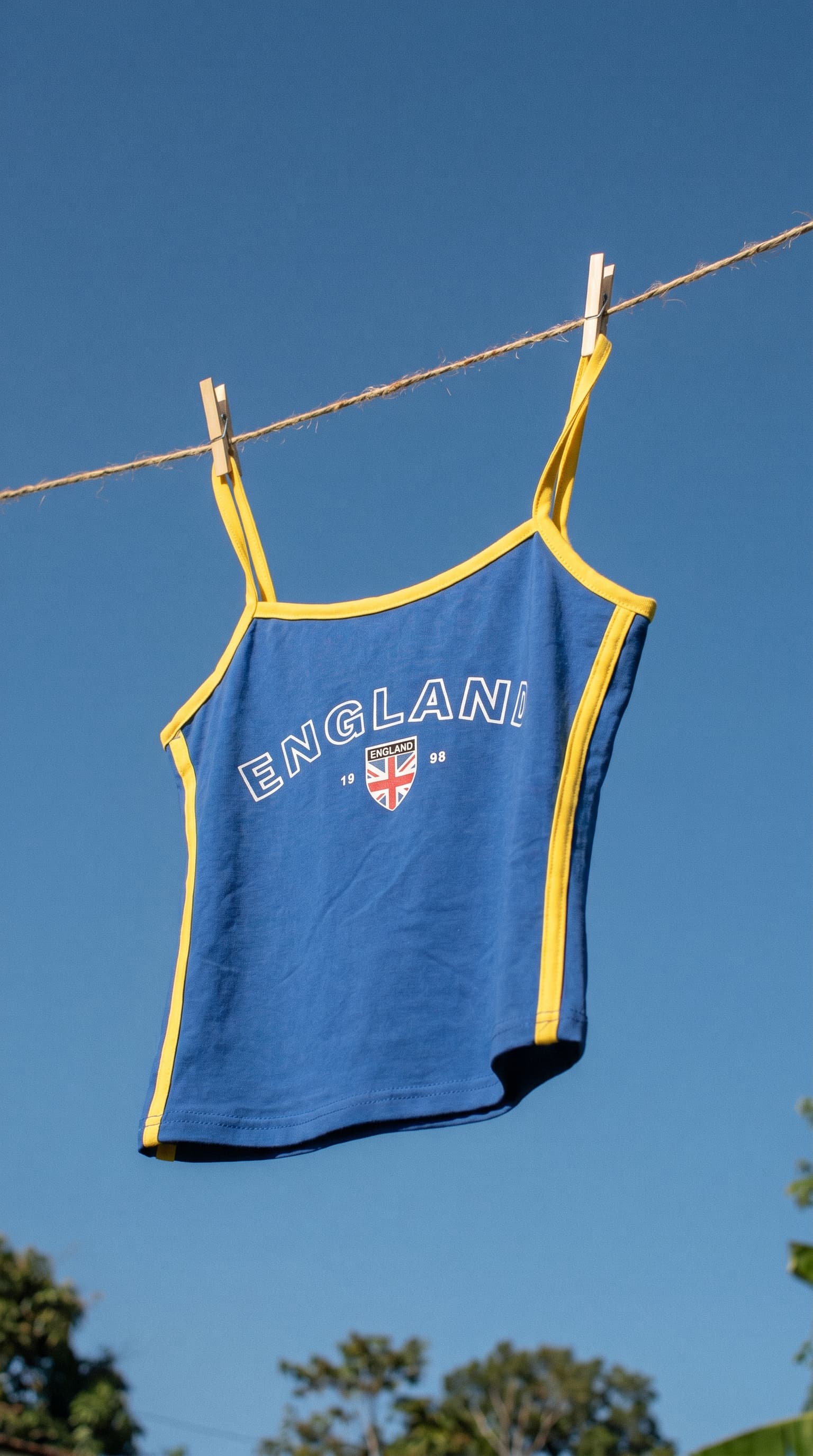 England Tank Top Blue
